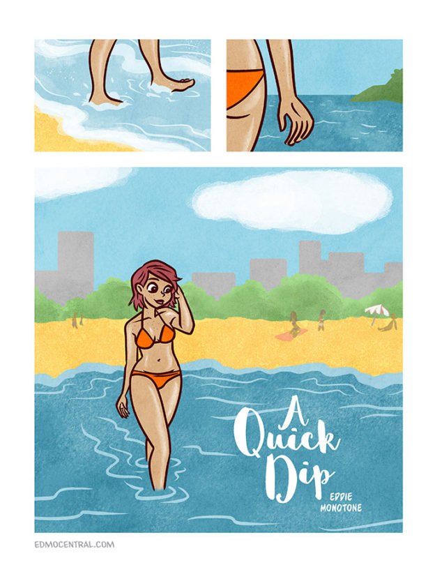 Page 1 of A Quick Dip by Eddie Monotone
